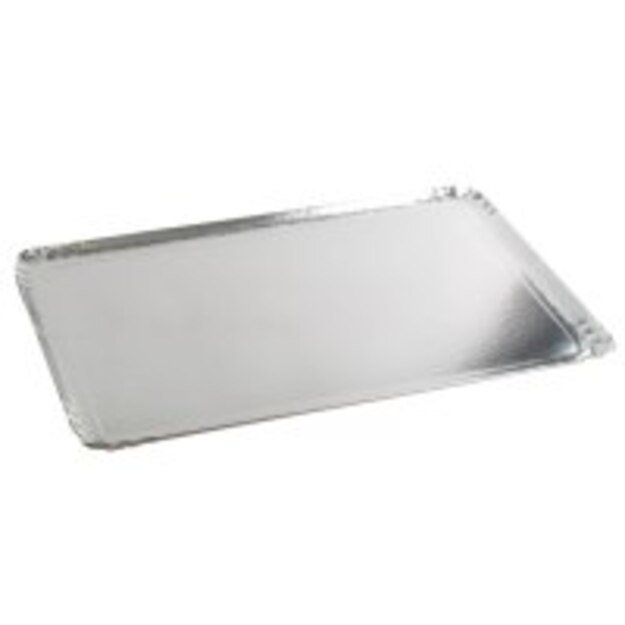 Vienkartiniai padėklai CATERING, sidabro sp., 28 x 19 cm, 25 vnt.