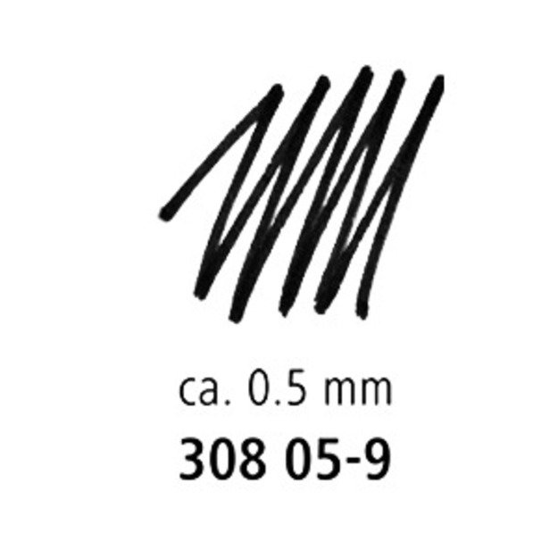 Ra&scaron;iklis STAEDTLER PIGMENT LINER 308, 0,5 mm. 4