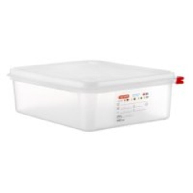Gastro talpa AIRTIGHT GN1/2, su dangčiu, PP, 6,5 l, H 10 cm, vt