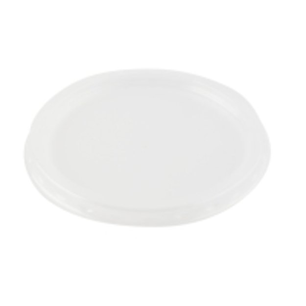 Vienkartinis dangtelis sriubos indeliui, skaidrus,  D 11,5 cm, 50 vnt.