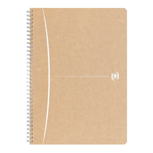 Sąsiuvinis su spirale OXFORD Touareg, A4, perdibto popier., 180 lapų, langeliais