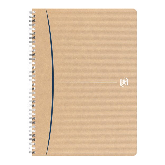 Sąsiuvinis su spirale OXFORD Touareg, A4, perdibto popier., 180 lapų, langeliais 1