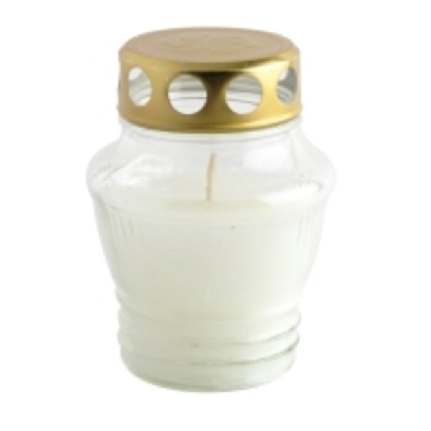 Žvakė, kapų, MANGO, užpilta, H 11 cm, degimo laikas iki 24 val, vnt