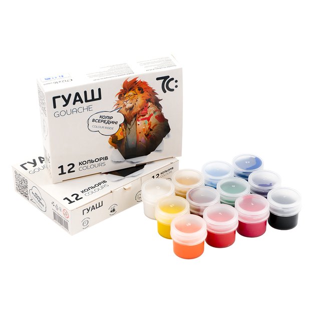 Gua&scaron;as GAMMA, 12 spalvų, 16 ml