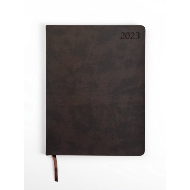 Kalendorius EXTRA SHINE, 2026, PU, A4,rudos sp. (Baltic)