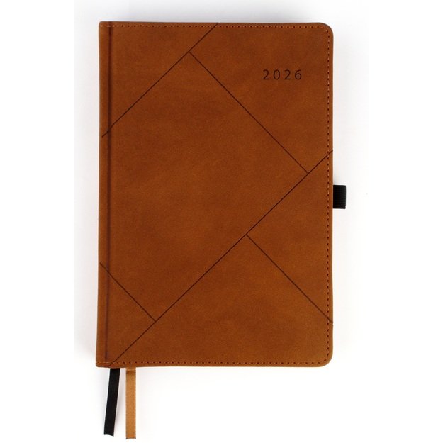 Kalendorius FASHION SPECIAL EDITION, 2026, PU, A5, rudos sp.  LT