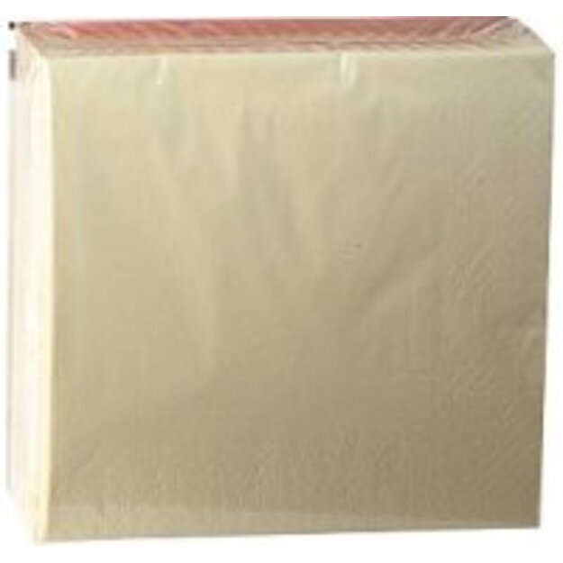 Servetėlės, šampaninės, 3 sluoksnių, 33 x 33 cm, 50 vnt.