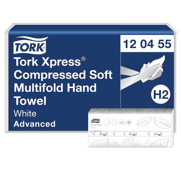 Suspausti mink&scaron;ti rank&scaron;luosčiai &bdquo;Tork Xpress Multifold&ldquo;, 240 serv, 120455