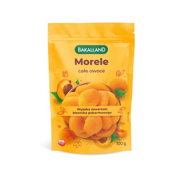 Džiovinti abrikosai, BAKALLAND, 100 g