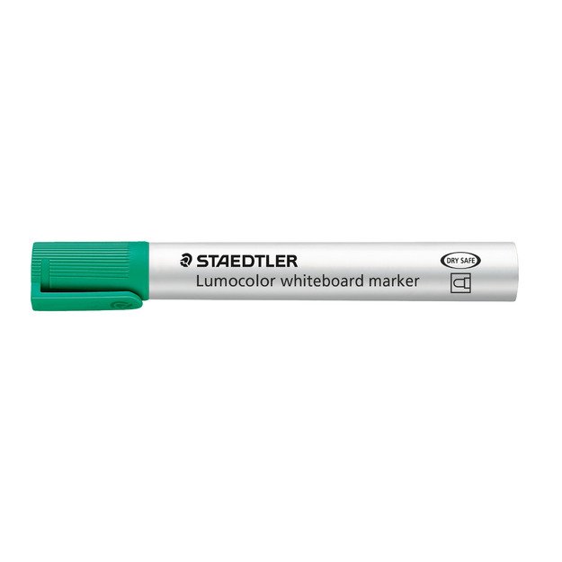Žymeklis baltai lentai STAEDTLER LUMOCOLOR 351, 2 mm, ŽALIA 1