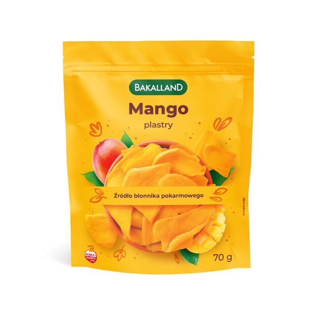 Džiovinti mangai, BAKALLAND, 70 g