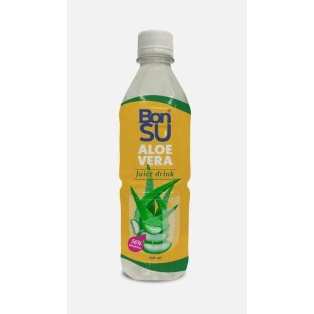 Aloe Vera sulčių gėrimas BONSU su mink&scaron;timu, (56%), 500ml