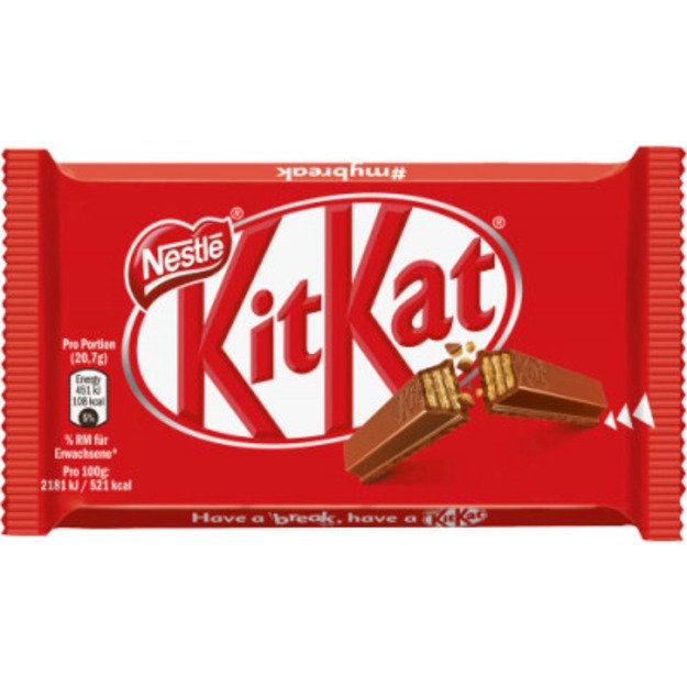 &Scaron;okoladinis batonėlis KIT KAT, 41,5 g 1