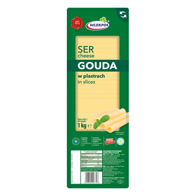 Pjaustytas riekutėmis sūris GOUDA, 1 kg 1