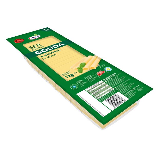 Pjaustytas riekutėmis sūris GOUDA, 1 kg