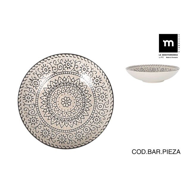 Lėk&scaron;tė Sole, gili, keramika, D 21 cm, vnt