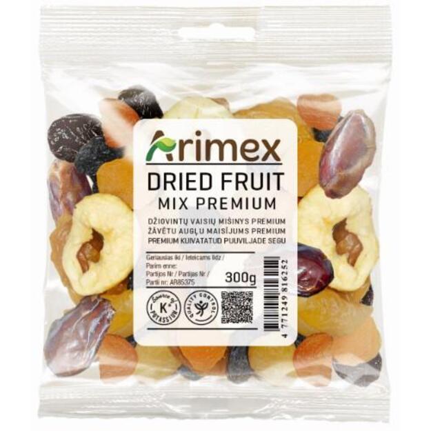 Džiovintų vaisių mišinys ARIMEX Premium, 300 g 1