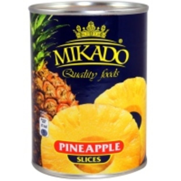 Ananasų griežinėliai MIKADO, 565 g / 340 g 1