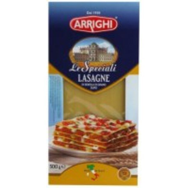 Makaronai ARRIGHI, lazanija, 500 g 1