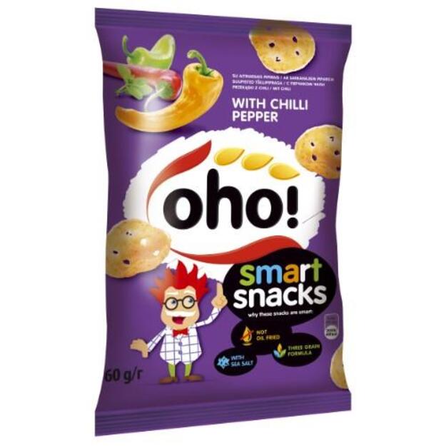 Traškučiai OHO, su čili pipirais, 60 g 1