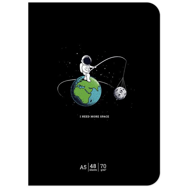 Sąsiuvinis Schoolboy, 48 lapų, linijomis, A5, 70 gsm 2