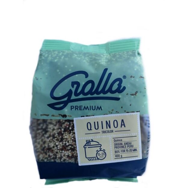 Bolivinė balanda GRALLA, trijų spalvų, 400 g