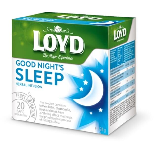 Žolelių arbata LOYD Good Night Sleep, 20 x 2g