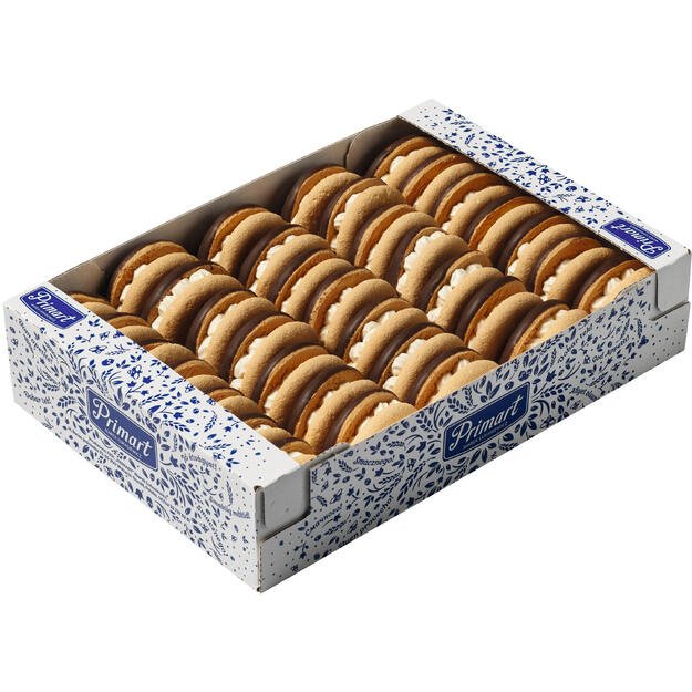 Sausainiai PRIMART, su abrikosų skonio įdaru, glaistyti, 800 g