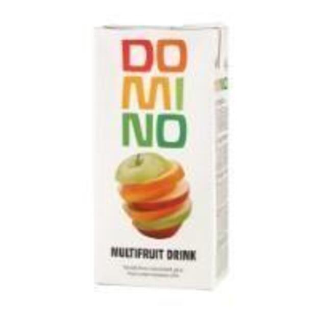 Įvairių vaisių sulčių gėrimas DOMINO, 2 l
