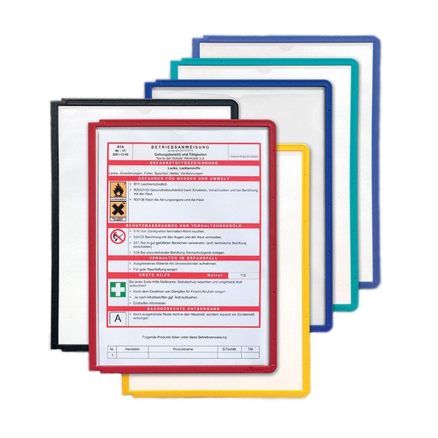 Reklaminio stovo įmautės DURABLE SHERPA, (pak. - 5 vnt.), žalios 1