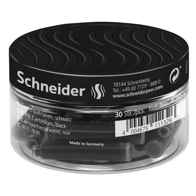 Kapsulės SCHNEIDER, juoda sp., 30 vnt./dėžutėje 1