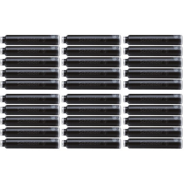 Kapsulės SCHNEIDER, juoda sp., 30 vnt./dėžutėje 2