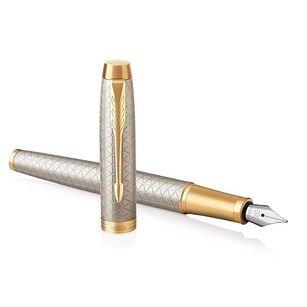 Plunksnakotis Parker IM Premium Warm Silver GT Fine