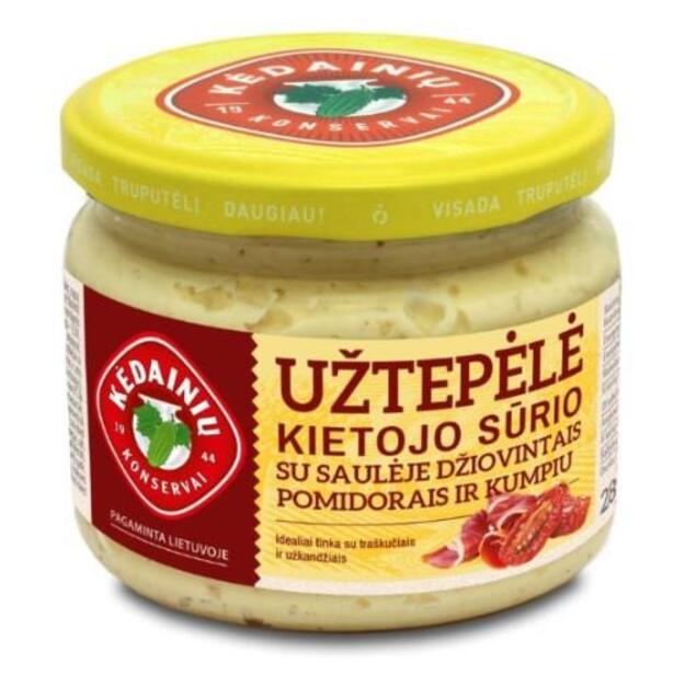 Užtepėlė KĖDAINIŲ kietojo sūrio su kumpiu, 280g