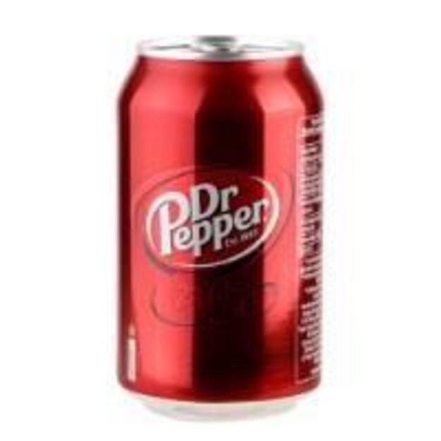 Gazuotas gaivusis gėrimas DR. PEPPER, 0,33 l, skardinė D