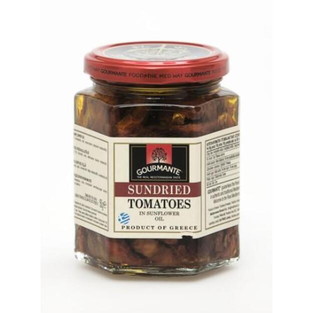 Saulėje džiovinti pomidorai GOURMANTE, aliejuje, 280ml