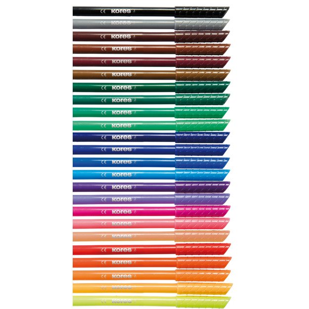 Flomasteriai KORES FINE TIP, 24 spalvų 4
