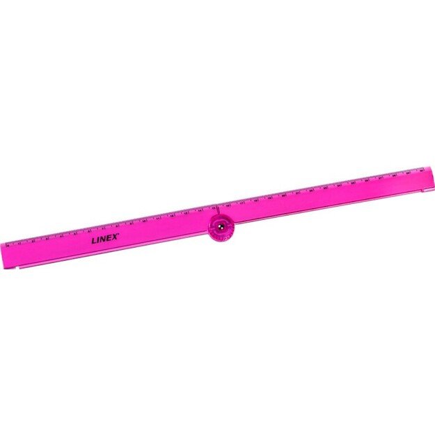 Liniuotė LINEX Folden 15/30 cm, rožinė 4