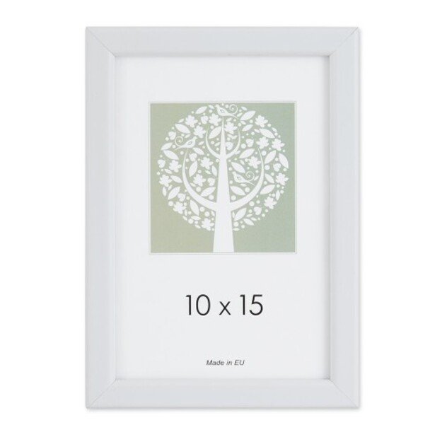 Nuotraukų rėmelis, plastikinis, A6, 10 x 15 cm, baltos sp.