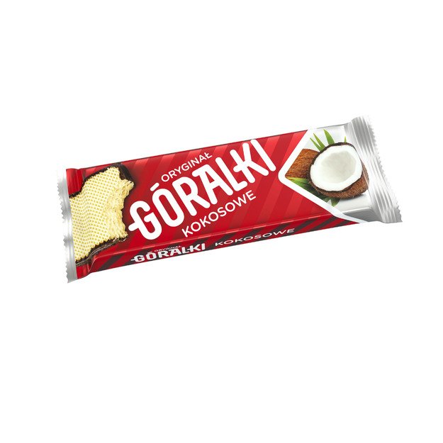 Vafliai GÓRALKI kokoso skonio, 45g
