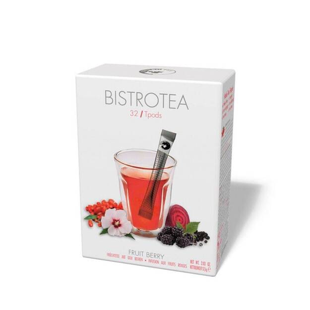 Vaisinė arbata su goji uogomis BISTRO, lazdelės, 32 vnt