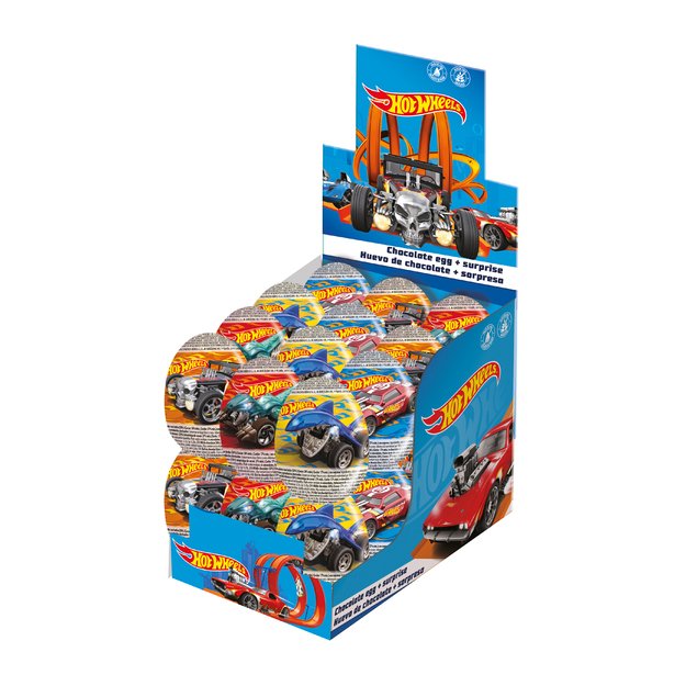 Šokoladinis kiaušinis HOT WHEELS, 20 g
