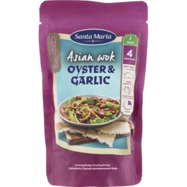 Austrių ir česnakų WOK padažas SANTA MARIA, 150g