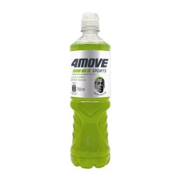 Izotoninis gėrimas 4 MOVE žaliųjų citrinų ir mėtų skonio, 750 ml