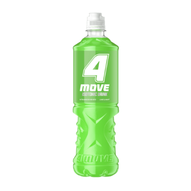 Izotoninis gėrimas 4 MOVE žaliųjų citrinų ir mėtų skonio, 750 ml 1