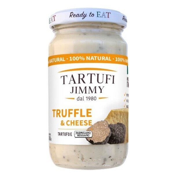 Trumų ir Parmigiano sūrio padažas TARTUFI JIMMY, paruoštas valgymui, 180g