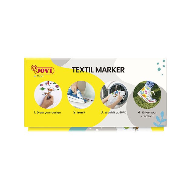 Flomasteriai JOVI Textil, 48 vnt. 3