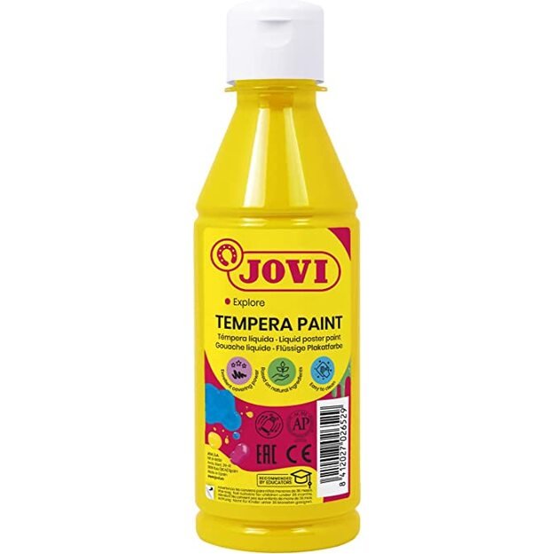 Tempera dažai JOVI, 250ml, geltonos sp. 2