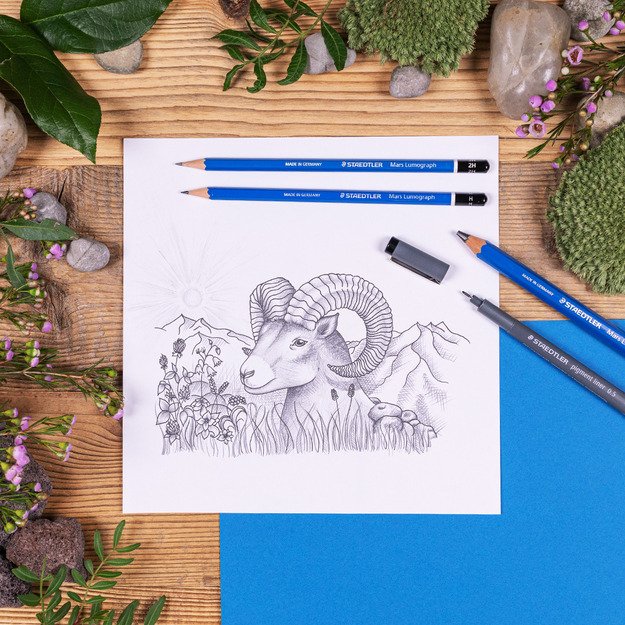 Piešimo rinkinys STAEDTLER Mars 100 4