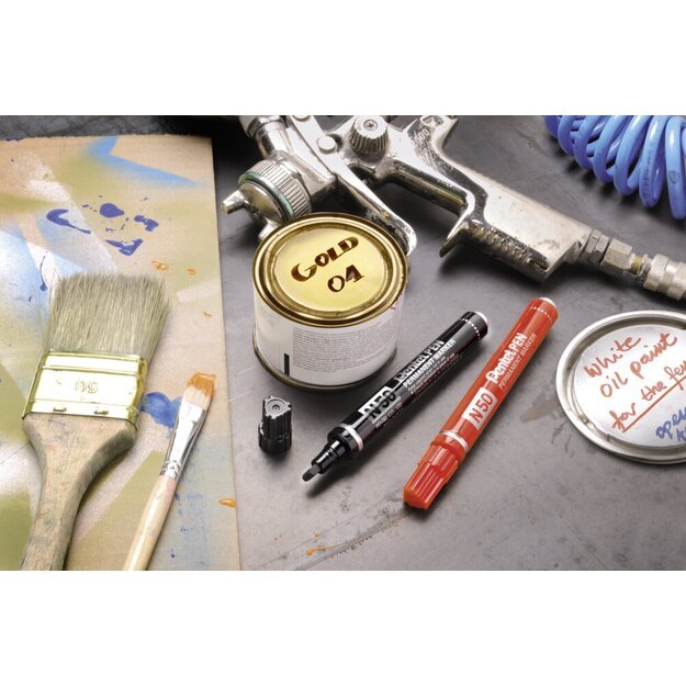 Permanentinis žymeklis Pentel Tool Pen N50, 3 mm, 4 vnt., įvairių spalvų 1